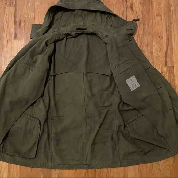 Yohji Yamamoto Pour Homme Hooded Coat - Picture 2 of 3
